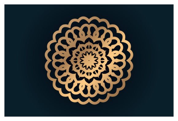 Download Luxury Gold Floral Mandala Arabesque - Luxury Collection