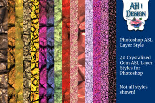 Download Crystal Gem Photoshop ASL Layer Styles - Shop Collection