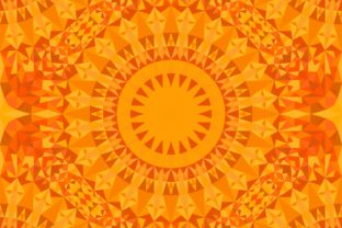 Download Seamless Triangle Mandala Pattern - Triangle Collection