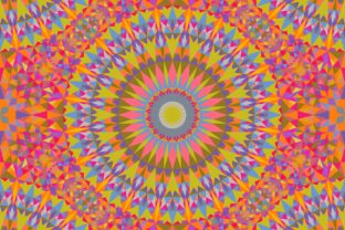 Download Seamless Triangle Mandala Pattern - Triangle Collection