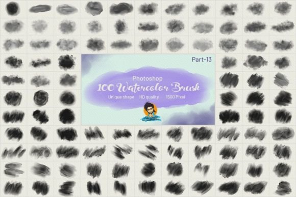 Download 100 Photoshop Watercolor Brush - Shop Collection