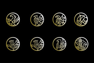 Download Luxury Griffin Logo Icon Template Pack - Luxury Collection